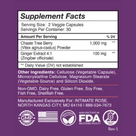 Vitex Chasteberry Supplement: Natural Hormone Balance & PMS Support - Image 3
