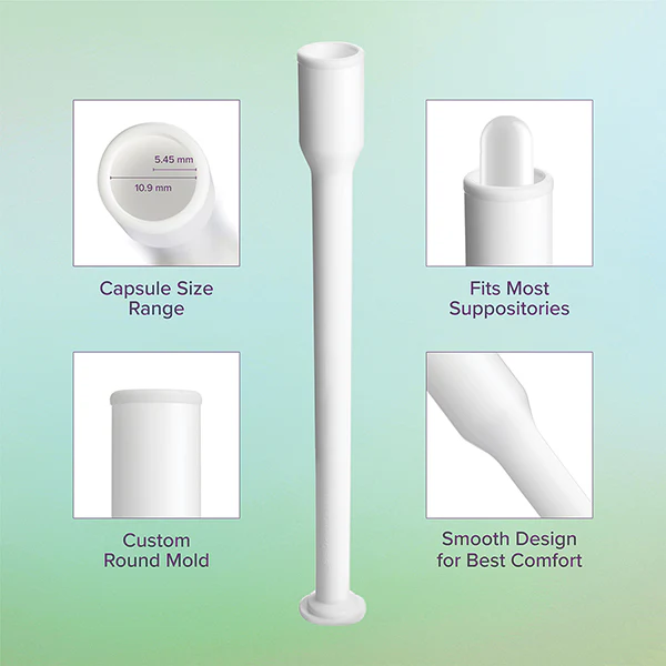 15 Count Vaginal Suppository Applicators for Boric Balance & Other Suppositories - Image 3