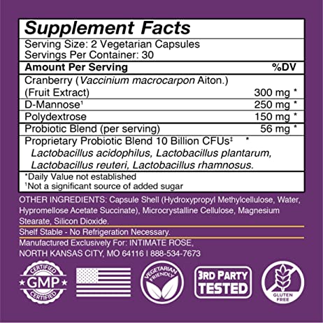 Flora Bloom Feminine Probiotic 60 Capsules - Image 3