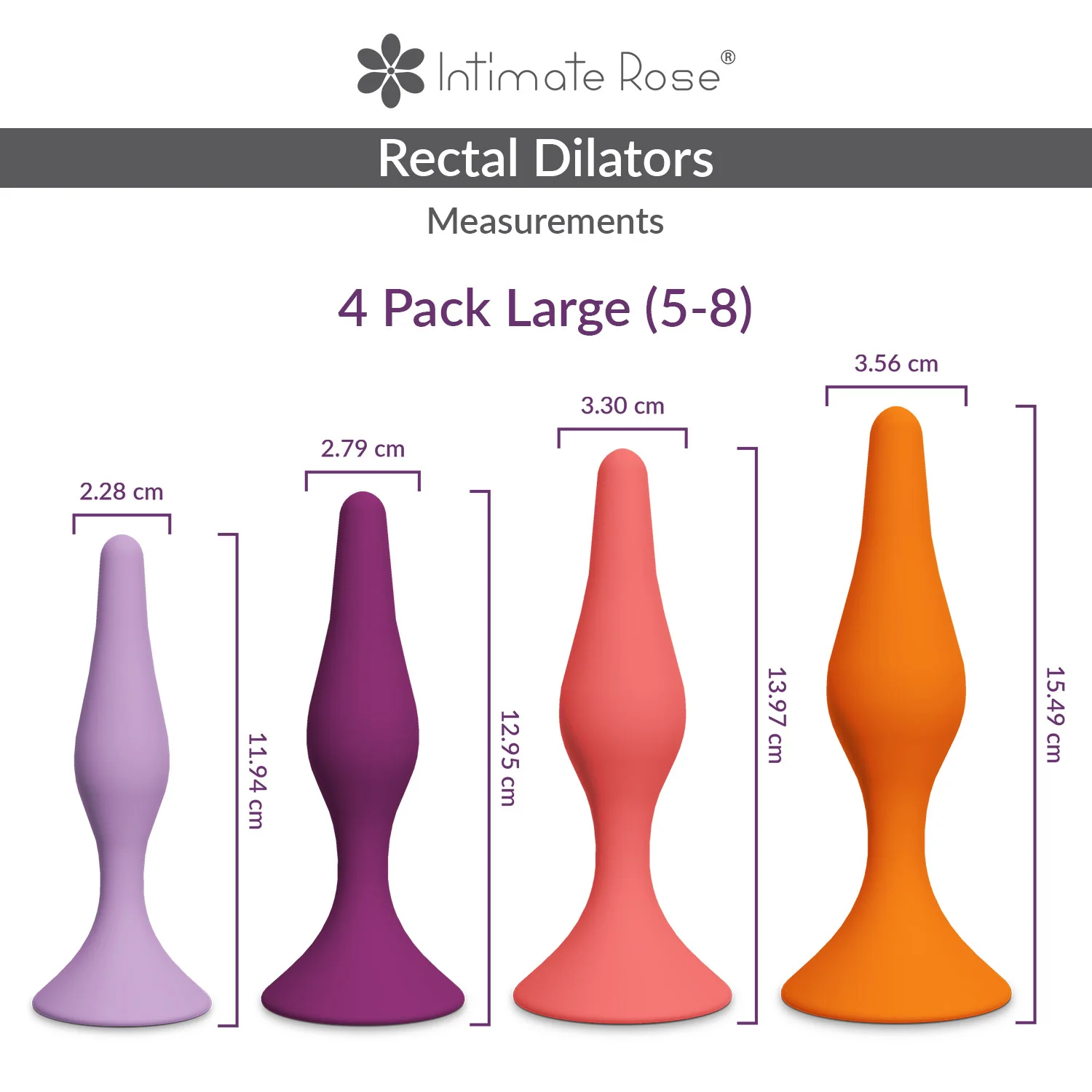 Large Anal Dilator Set - Sizes 5 - 8 - Image 3
