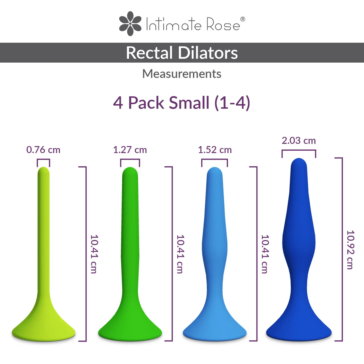 Small Anal Dilator Set - Sizes 1 - 4 - Image 3